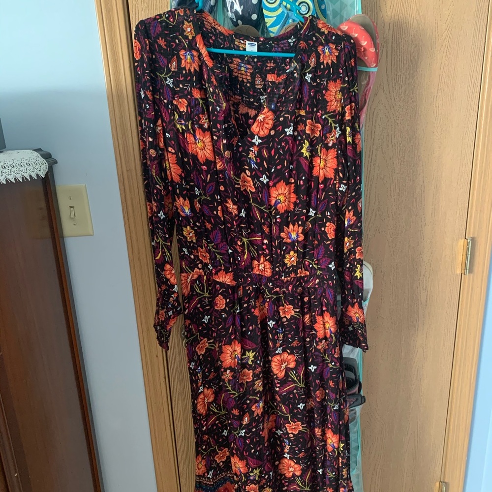 Long sleeve maxi dress